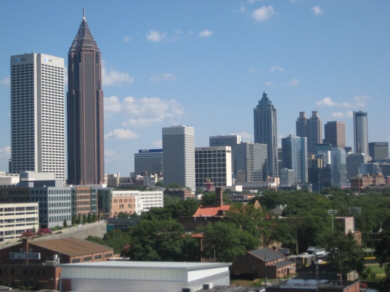 Atlanta, a cidade mais importante do Sul dos EUA.